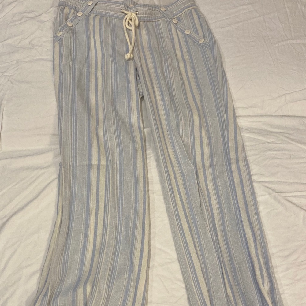 Blue White Pants